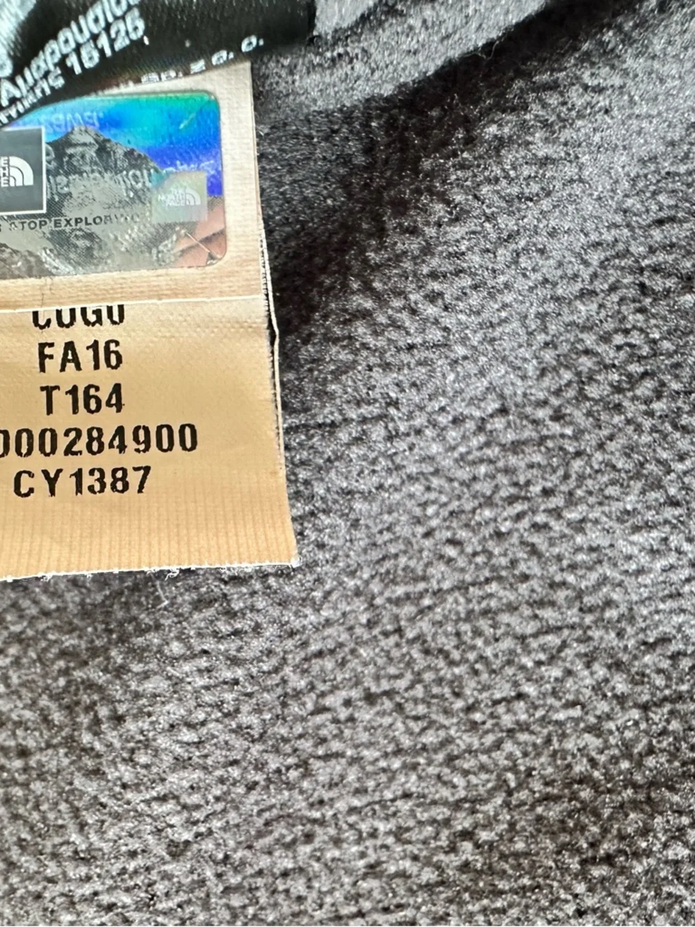 EUC The North Face Men's Charcoal Gray Quarter-Zip Pullover—Medium
